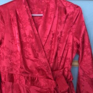 Little Red Wrap Dress